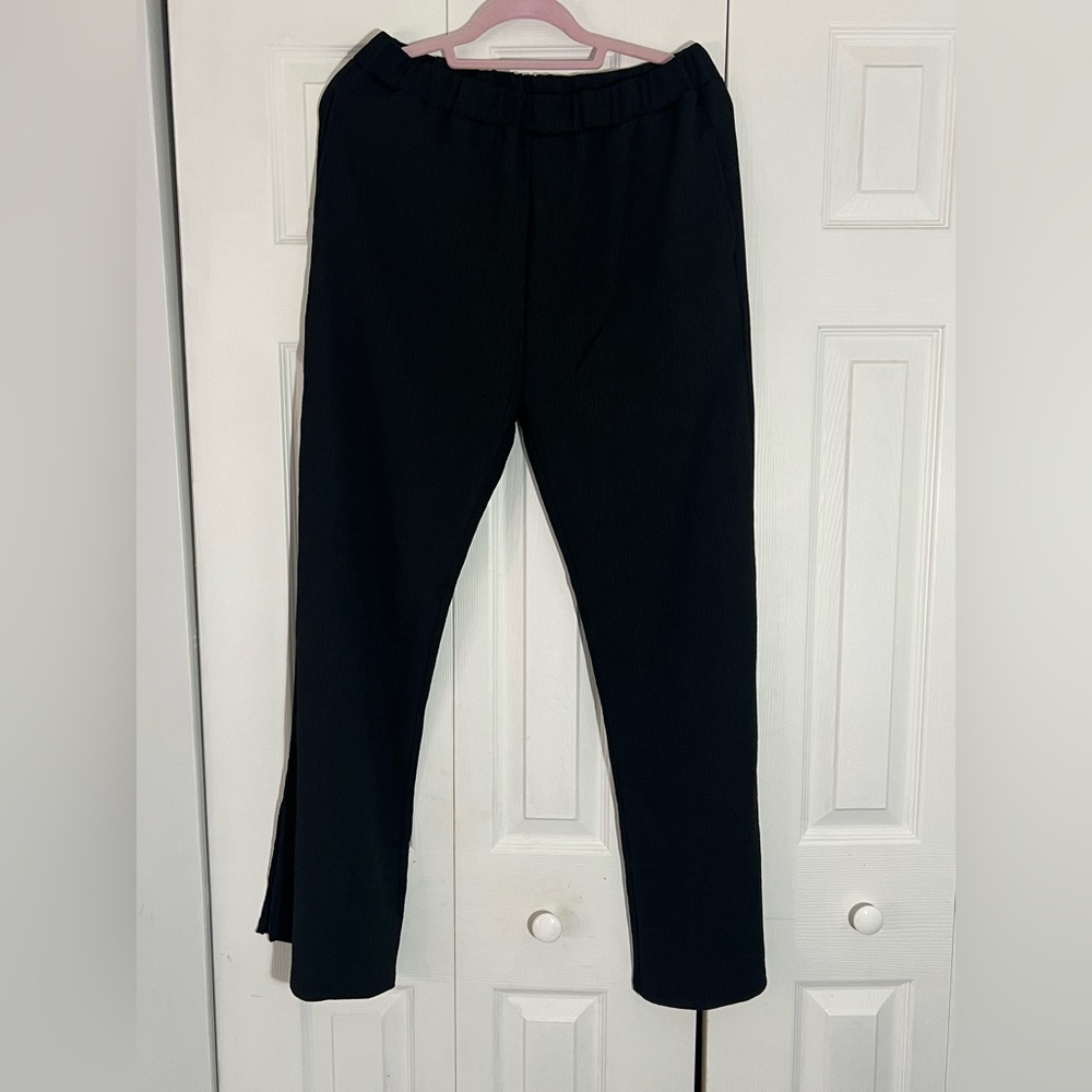 Black High-Waisted Pants